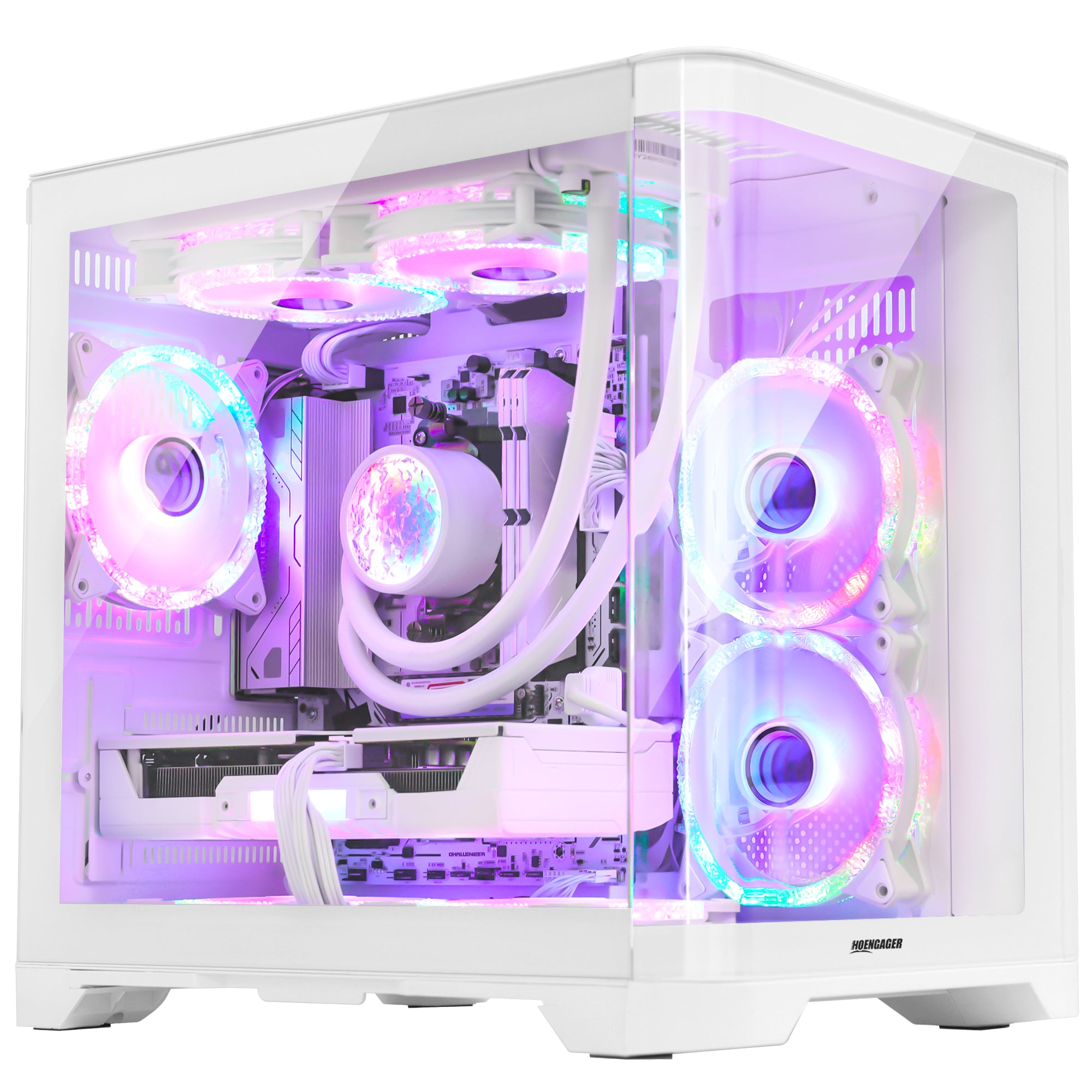 Hoengager RTX 5070 12GB AI-Optimized Gaming PC - R7 7800X3D 8-Core